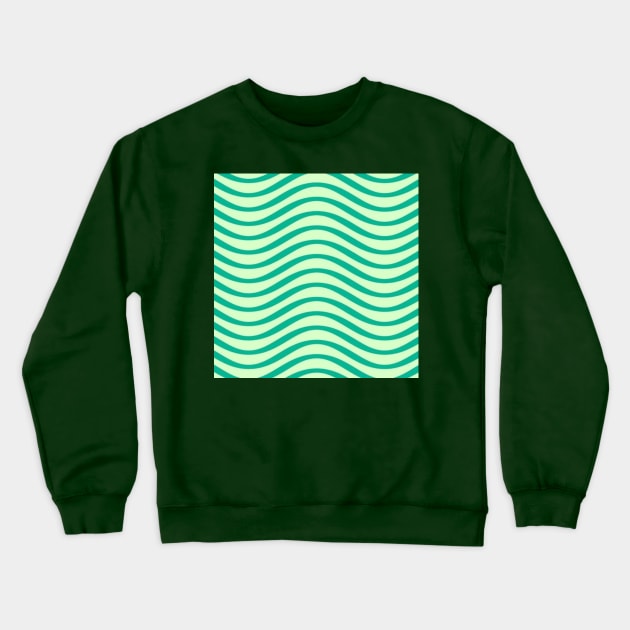 green lines Crewneck Sweatshirt by PREMIUMSHOP